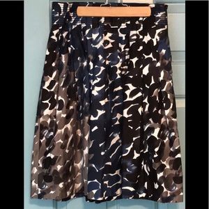 Anthropologie “Maeve” 2P polished cotton skirt